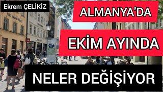 Almanya'da Ekim Ayında Neler Değişecek?