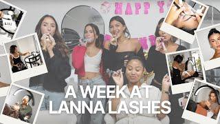 BTS VLOG A WEEK AT LANNA LASHES