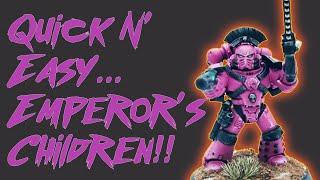 Quick and Easy Emperor's Children - Chaos Space Marines