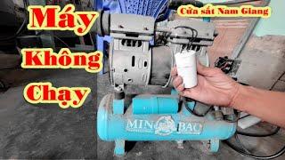 Cách sửa máy bơm hơi. Máy nén khí bị hư. How to repair air compressor.