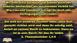 Durch Leiden bewährte Gläubige warten auf den HERRN - Joachim Langhammer (1992)