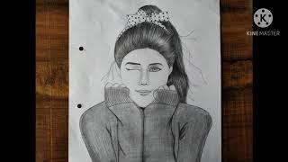 How to draw a beautiful girl- swati:s creativity.
