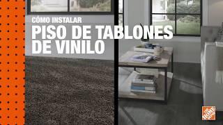 The Home Depot | Cómo Instalar Piso De Tablones De Vinilo