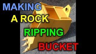 How to Make a Rock Ripping Excavator Bucket