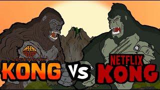 KONG 2017 VS  KONG 2023-KAIJU MOMENTS-