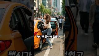택시기사, 깜짝놀란 이유