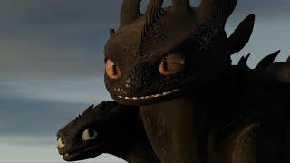 Toothless Annoys His Father [HTTYD 3D ANIMATION]