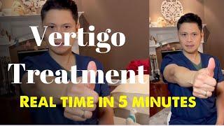 The Best Vertigo Exercises in Real Time - (One on One session with Doc Jun)
