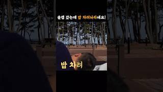 밥 차려 놔! 솔캠을 간 거였는데 밥만 하다가 돌아 왔습니다 #camping #캠핑