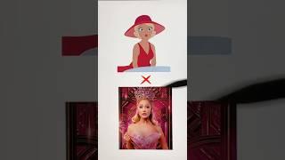 Glinda in Disney style #wicked #disney #art #digitalart #shorts