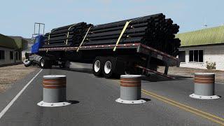 Impatient Drivers: Bollard Crashes | BeamNG.drive