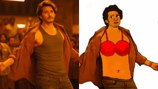 Kurchi _ Madathapetti _ Tamil _ Video _ Song __ Mahesh _ Babu _ Sreeleela _ Meme _Drawing_  Funny 