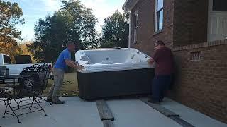 Best 1-Minute Hot Tub Move Hack Spa Moving Tip DIY How To Easy Slide No Special Equipment