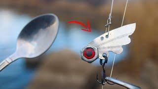 DIY Fishing Lures:3 Easy Homemade Lures from Household Items: (Buzzbait,Tailspinner,Vib)