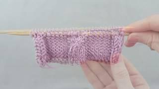 How to knit Cable Lattice Stitch