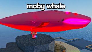 CATCHING MOBY WHALE IN ROBLOX FISCH