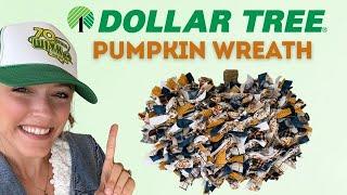 DOLLAR TREE WREATH FOR FALL / Easy DIY Wreath