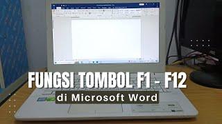 Fungsi Tombol F1 sampai F12 di Microsoft Word