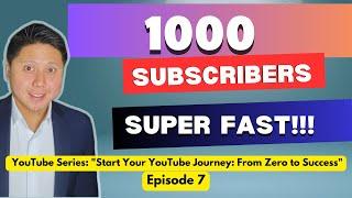 Grow Your YouTube Channel FAST: From 0 to 1,000 Subscribers!