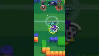 INSANE MORTIS TRICKSHOT BY @Hezxs  (GO SUB TO HIM BTW) | #shorts #brawlstars #fyp #viral