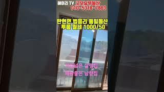 NO. 56M 파주투룸,탄현면투룸,법흥리투룸,통일동산투룸,성동리투룸,헤이리 투룸 월세 1000/50만 개방감 좋고 채광좋은 남향집 거실 넓은 살림집 빅사이즈 투룸#shorts