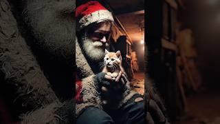 Santa Saves Christmas for a Helpless Kitten#christmas #kitten #cats #santaclaus