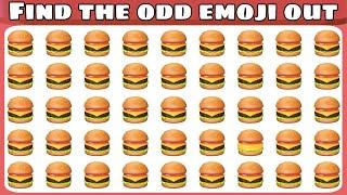 find odd emoji | spot the odd one out | emoji tube puzzle