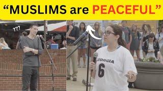 This Muslim CLAIMED the Quran is PEACEFUL-Christian Preacher Response (Christian vs. Muslim Debate)