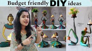 4 Stylish DIY Home decor: Transform Waste into Planters & Candle Holders | Best out of waste