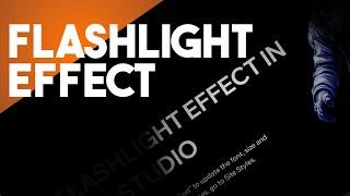 How to add Flashlight Cursor in Wix Studio