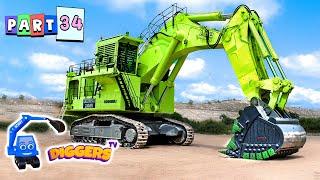 Diggers For Kids  Diggers At Work, Dump Trucks, Loaders, Crawler Excavators | Diggers TV