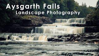 Aysgarth Falls, landscape & drone photography of waterfalls.