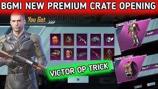 NEW PREMIUM CRATE OPENING BGMI  NEW MYTHIC HELMET CRATE OPENING  BGMI PREMIUM CRATE OPENING VICTOR