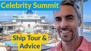 Full Ship Tour of Celebrity Summit with Advice You Should Know! Celebrity Cruises Ship Tour!