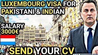 The Best Way to Get Job in Luxembourg 2025 | Luxembourg Work Visa | Jobs in Luxembourg | Schengen