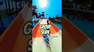Group slide | extreme | farm 33 waterpark #rama360dg #waterpark #insta360oner #waterslide #funny