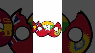 Collapse of British India Countryballs #shorts #countryballs