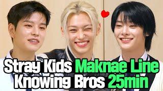 [Knowing Bros] Stray Kids Maknae Line  FELIX X SEUNGMIN X I.N's Every Cute Moments Compilation 