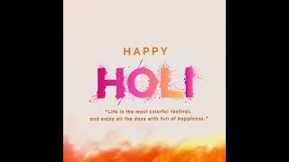 Holi status 2023 | Holi wishes #happyholi2023 #shorts #holiwishes #joel