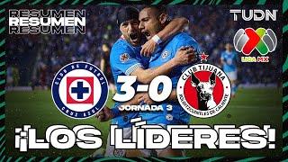 HIGHLIGHTS - Cruz Azul 3-0 Tijuana | Liga Mx -AP2024 - J3 | TUDN