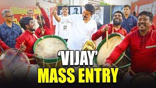 TVK Vijay's Mass entry In Vikatan's Ambedkar Book Launch Event | TVK Vijay  #tvkvijay