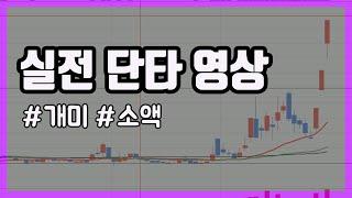 단돈 100만원 실전 주식 초단타매매 영상 스켈핑(f.소액 개미)