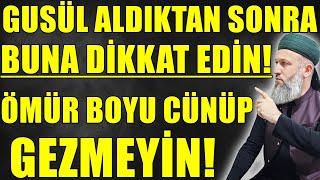 GUSÜL ABDESTİNDEN SONRA BUNA DİKKAT ETMEZSENİZ! ABDEST HATASI! Hüseyin ÇEVİK