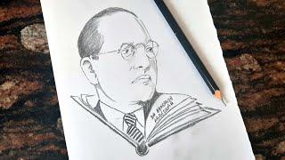 Dr. Babasaheb Ambedkar Drawing