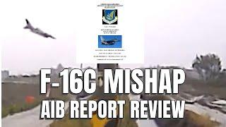 F-16 Mishap at Osan Air Base AIB Report Review/Breakdown