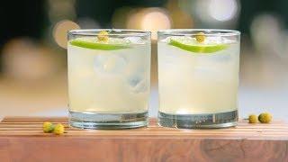 THIS DRINK MAKES YOUR MOUTH GO NUMB!! Buzz Button Verbena Cocktail #tequila #mixology