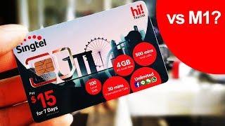 Singtel Prepaid Tourist SIM Review - Better than M1s?