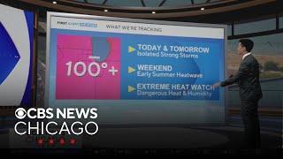 Isolated strong storms Thursday, Friday in Chicago