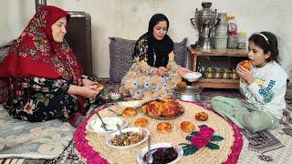 Routine Rural Life in a Village in Azarbaijan IRAN | Making Apple jam