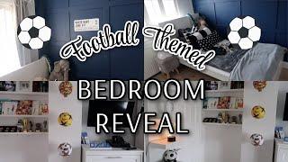 BOYS BEDROOM REVEAL | ROOM TOUR KIDS FOOTBALL THEMED BEDROOM | Emma Nightingale